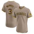 Yuxns S.Diego Padres #3 Jackson Merrill Player Khaki Home Limited Elite Stitched Jerseys