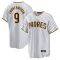 Yuxns S.Diego Padres #9 Jake Cronenworth Player White Home Game Stitched Jerseys