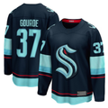 Yuxns S.Kraken #37 Yanni Gourde Deep Sea Blue Home Breakaway Player Jerseys