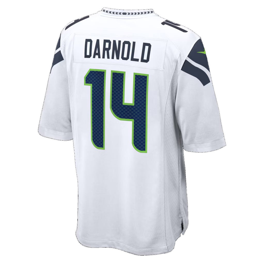 Yuxns S.Seahawks #14 Sam Darnold White Game Stitched Jerseys
