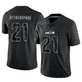 Yuxns S.Seahawks #21 Devon Witherspoon Player Black RFLCTV Limited Stitched Jerseys