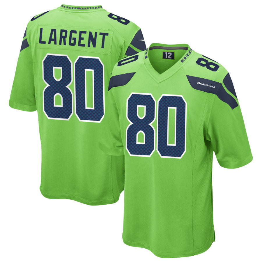 Yuxns S.Seahawks #80 Steve Largent Player Green Game Stitched Jerseys