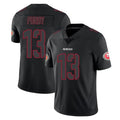 Yuxns SF.49ers #13 Brock Purdy Player Black Impact Limited Home Game Stitched Jerseys