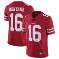 Yuxns SF.49ers #16 Joe Montana Player Vapor Untouchable Limited Throwback Stitched Jerseys
