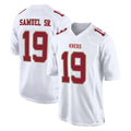 Yuxns SF.49ers #19 Deebo Samuel Sr. Player White Fashion Home Game Stitched Jerseys