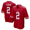 Yuxns SF.49ers #2 Deommodore Lenoir Player Red Home Game Stitched Jerseys