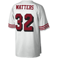 Yuxns SF.49ers #32 Ricky Watters Mitchell & Ness White Legacy Replica Stitched Jerseys