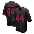 Yuxns SF.49ers #44 Kyle Juszczyk Player Black Alternate Home Game Stitched Jerseys