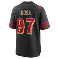 Yuxns SF.49ers #97 Nick Bosa Player Rivalries Collection Black Game Stitched Jerseys