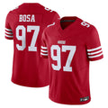 Yuxns SF.49ers #97 Nick Bosa Player Scarlet Vapor F.U.S.E. Limited Stitched Jerseys