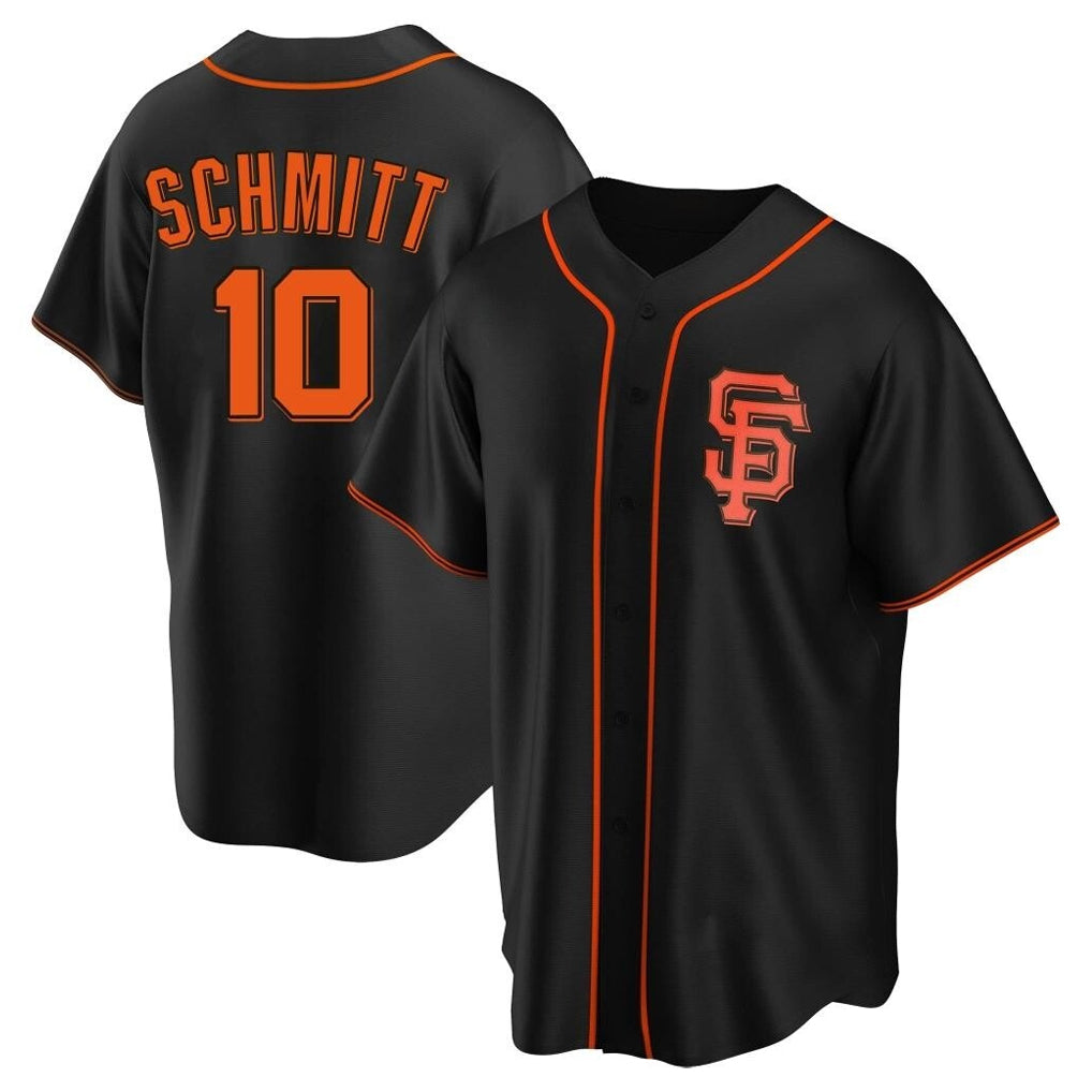 Yuxns SF.Giants #10 Casey Schmitt Player  Black 2026 Home Game Stitched Jerseys