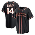 Yuxns SF.Giants #14 Patrick Bailey Player Black Fashion Out Home Limited Stitched Jerseys