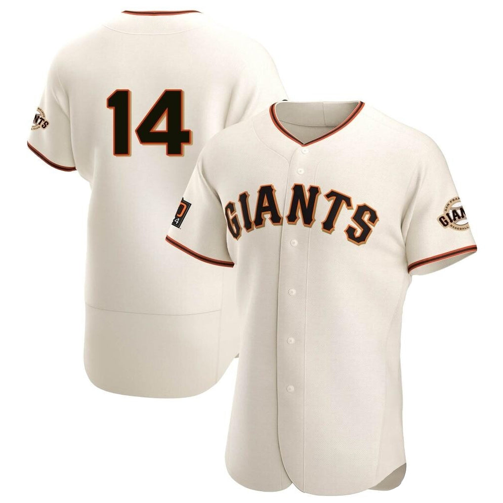 Yuxns SF.Giants #14 Patrick Bailey Player Cream Home Limited Elite Stitched Jerseys