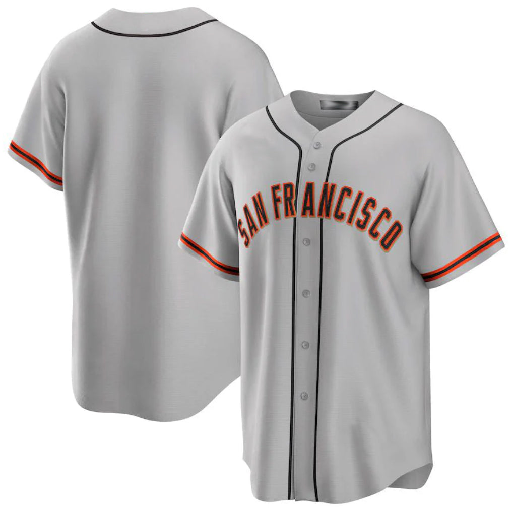 Yuxns SF.Giants ## Giants Blank Player Gray Home Game Stitched Jerseys