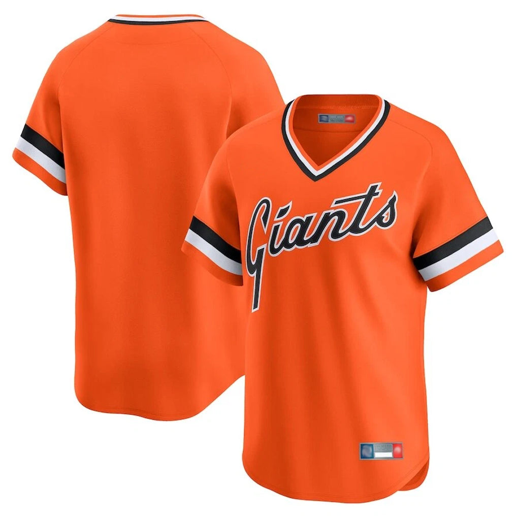 Yuxns SF.Giants ## Giants Blank Player Orange 2025 Cooperstown Collection Limited T-shirt Stitched Jerseys