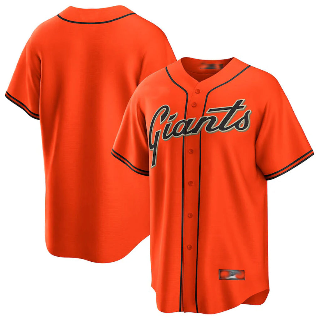 Yuxns SF.Giants ## Giants Blank Player Orange Alternate Replica Game Stitched Jerseys