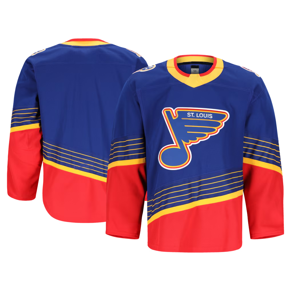 Yuxns SL.Blues Blue Alternate 2 Authentic Pro Jerseys