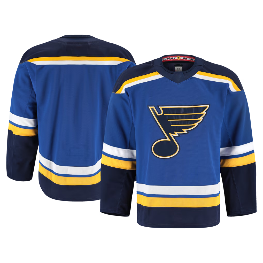 Yuxns SL.Blues Blue Alternate Authentic Pro Jerseys