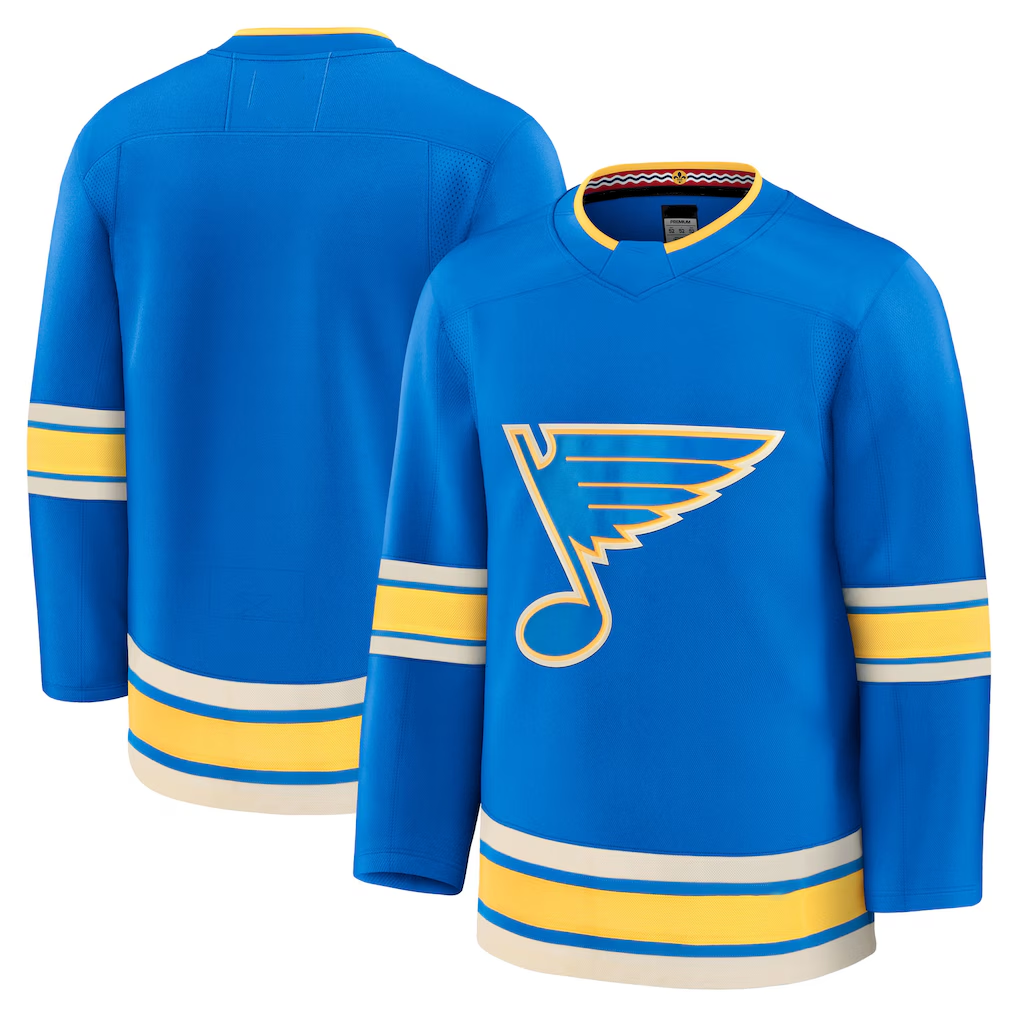 Yuxns SL.Blues Blue Alternate Premium Jerseys