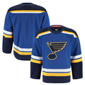 Yuxns SL.Blues Blue Home Authentic Pro Jerseys