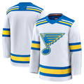 Yuxns SL.Blues White Away Premium Jerseys