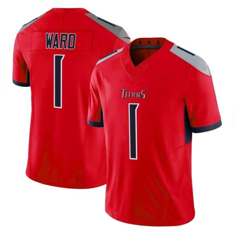 Yuxns T.Titans #1 Cameron Ward Player Red Vapor F.U.S.E. Limited Stitched Jerseys