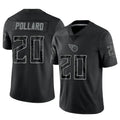 Yuxns T.Titans #20 Tony Pollard Player Black RFLCTV Limited Stitched Jerseys