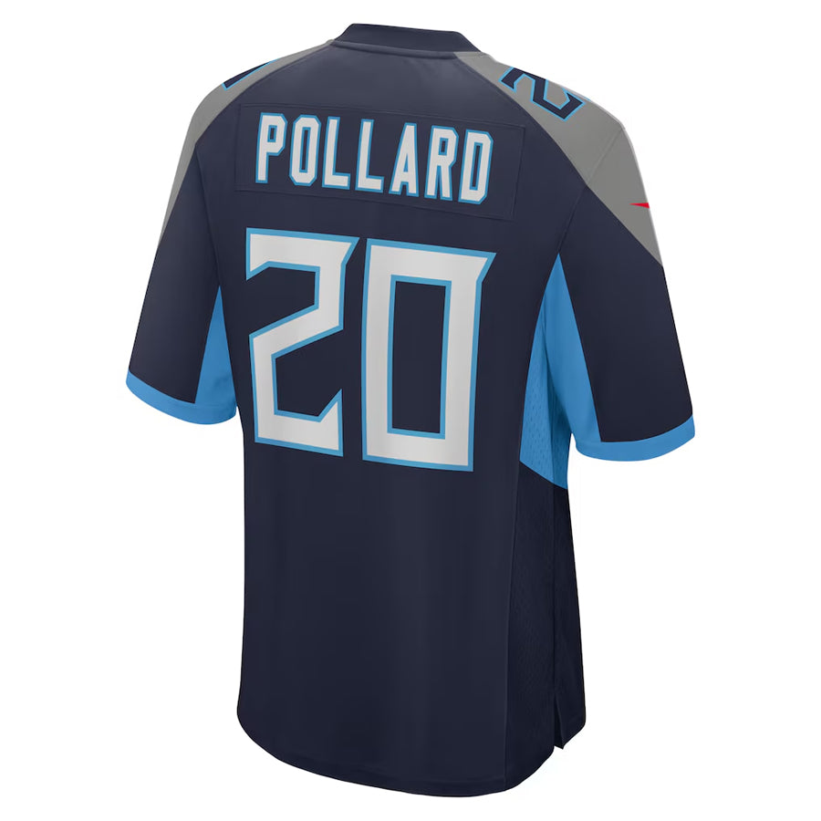 Yuxns T.Titans #20 Tony Pollard Player Navy Home Game Stitched Jerseys