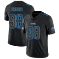 Yuxns T.Titans #98 Jeffery Simmons Player Elite Light Blue Vapor Untouchable Stitched Jerseys
