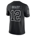 Yuxns TB.Buccaneers #12 Tom Brady Player Black RFLCTV Limited Stitched Jerseys