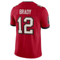 Yuxns TB.Buccaneers #12 Tom Brady Player Red Vapor F.U.S.E. Limited Stitched Jerseys