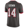 Yuxns TB.Buccaneers #14 Chris Godwin Jr. Player Pewter Vapor Limited Stitched Jerseys