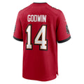 Yuxns TB.Buccaneers #14 Chris Godwin Jr. Player Red Game Home Stitched Jerseys