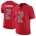 Yuxns TB.Buccaneers #2 Emeka Egbuka Player Red Vapor Limited Stitched Jerseys