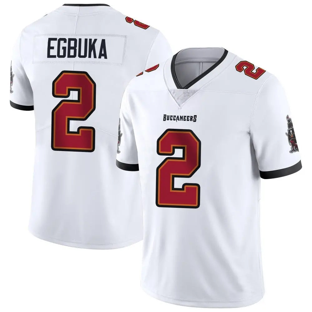 Yuxns TB.Buccaneers #2 Emeka Egbuka Player White Vapor Limited Game Football Jerseys