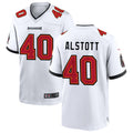 Yuxns TB.Buccaneers #40 Mike Alstott Player White Home Game Stitched Jerseys
