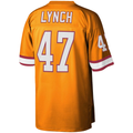 Yuxns TB.Buccaneers #47 John Lynch Mitchell & Ness Orange Big & Tall 1995 Legacy Retired Player Stitched Jerseys