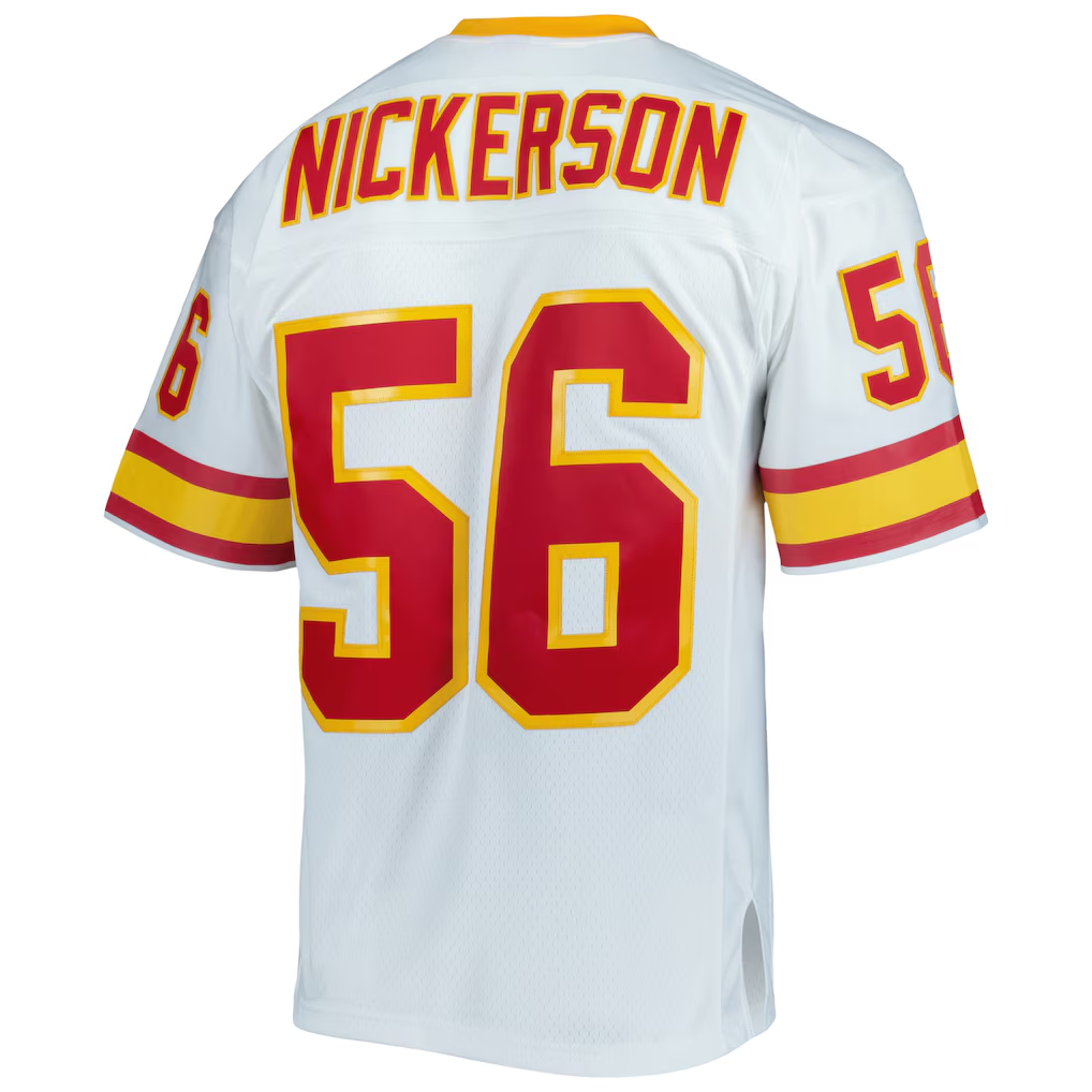 Yuxns TB.Buccaneers #56 Hardy Nickerson Mitchell & Ness White Legacy Replica Stitched Jerseys