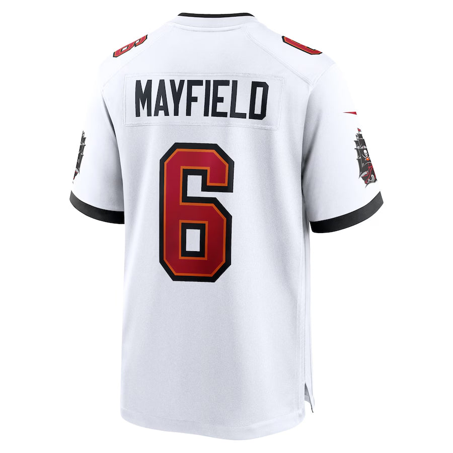 Yuxns TB.Buccaneers #6 Baker Mayfield Player White Game Football Jerseys