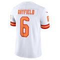 Yuxns TB.Buccaneers #6 Baker Mayfield Player White Vapor F.U.S.E. Limited Stitched Jerseys