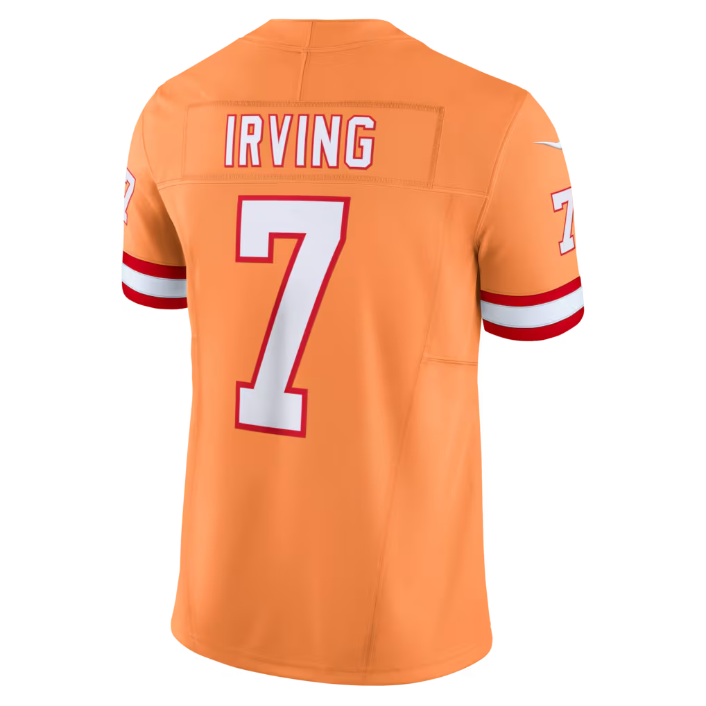 Yuxns TB.Buccaneers #7 Bucky Irving Orange Alternate 2 Throwback Vapor F.U.S.E. Limited Puhic Game Stitched Jerseys