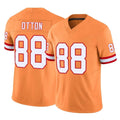 Yuxns TB.Buccaneers #88 Cade Otton Player Orange Limited Vapor F.U.S.E. Home Game Stitched Jerseys