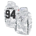 Yuxns TB.Buccaneers #94 Calijah Kancey Player Arctic Camo Limited Salute to Service Pullover Hoodies Game Stitched Jerseys
