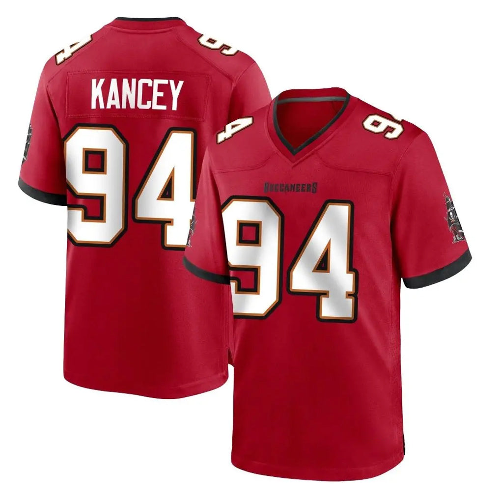 Yuxns TB.Buccaneers #94 Calijah Kancey Player Red Home Game Stitched Jerseys