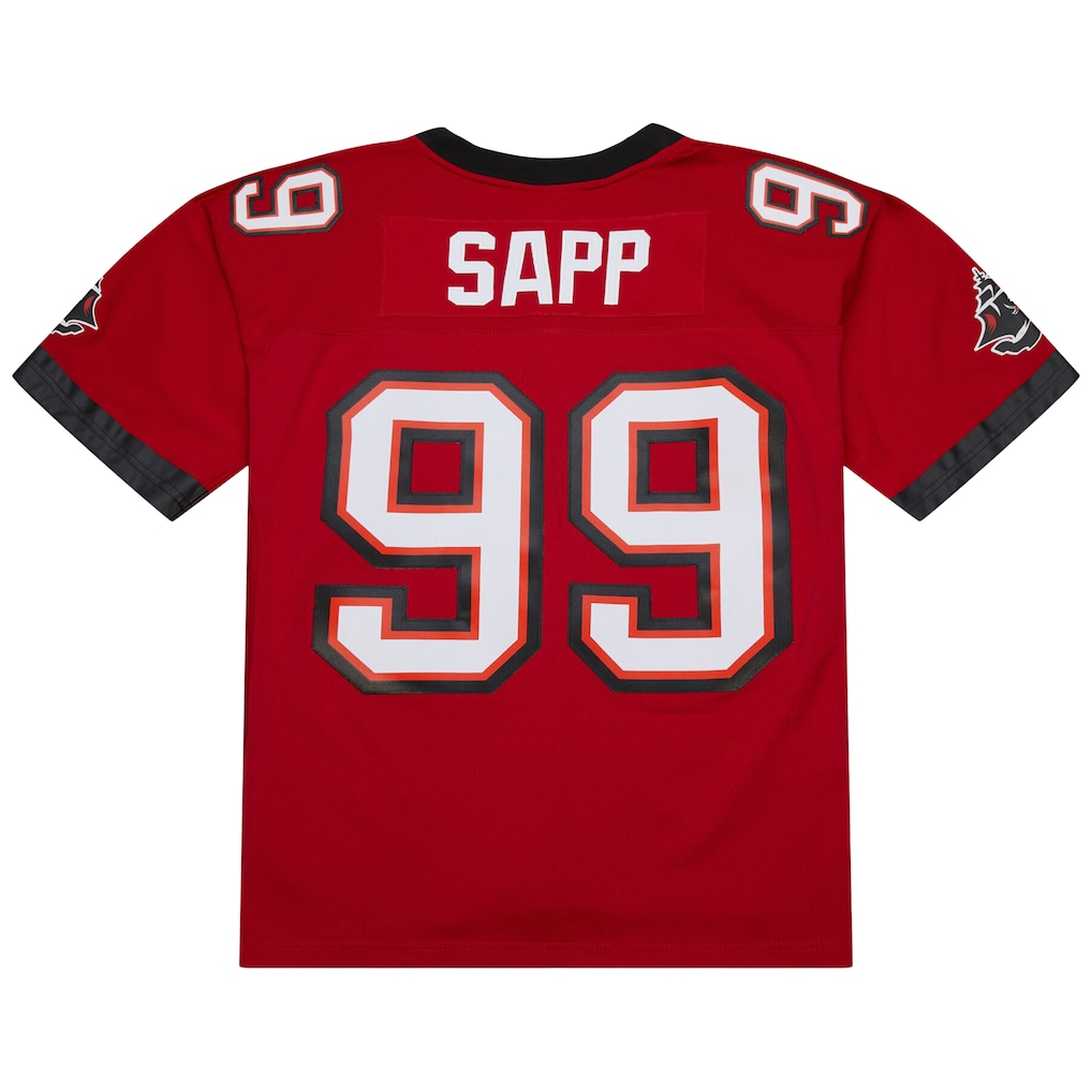 Yuxns TB.Buccaneers #99 Warren Sapp Mitchell & Ness Red 2002 Legacy Replica Jersey Puhic Game Stitched Jerseys