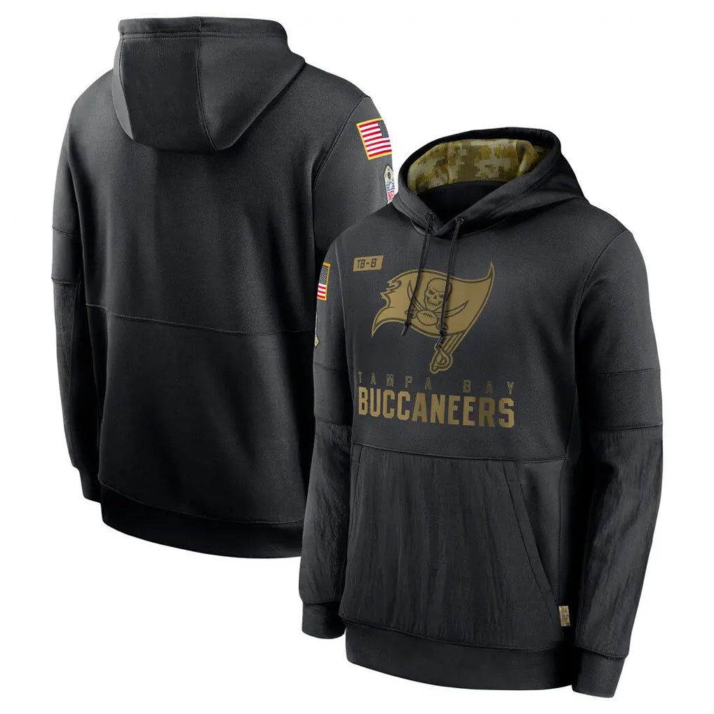 Yuxns TB.Buccaneers ## Buccaneers Blank Player Black Salute to Service Sideline Performance Pullover Hoodies Home Game Stitched Jerseys