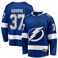 Yuxns TB.Lightning #37 Yanni Gourde Blue Home Breakaway Jerseys