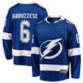 Yuxns TB.Lightning #6 Nick Abruzzese Blue Home Breakaway Jerseys