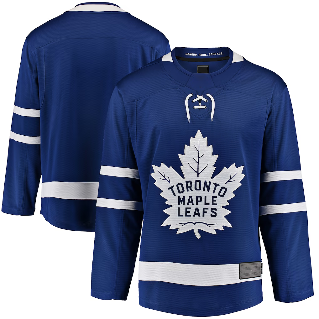 Yuxns TM.Leafs Blue Breakaway Home Jerseys