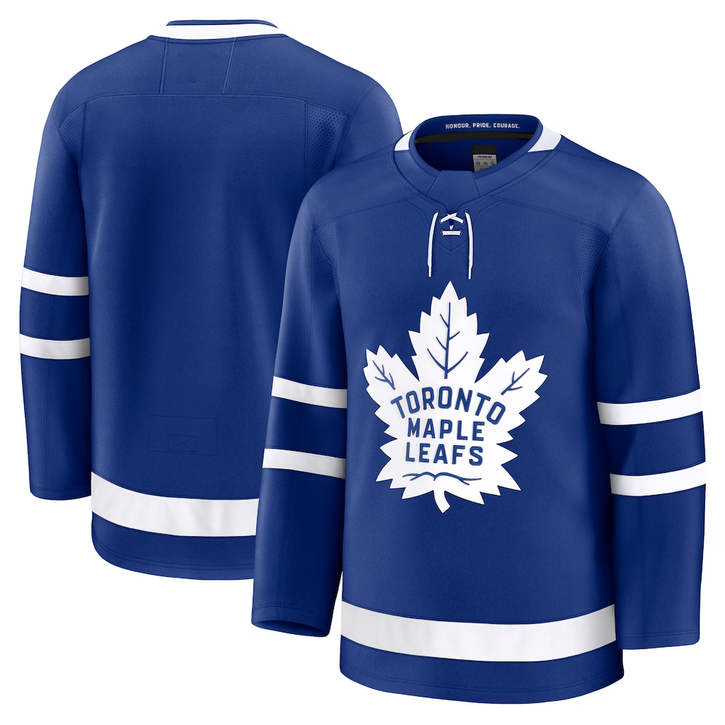 Yuxns TM.Leafs Blue Home Premium Jerseys
